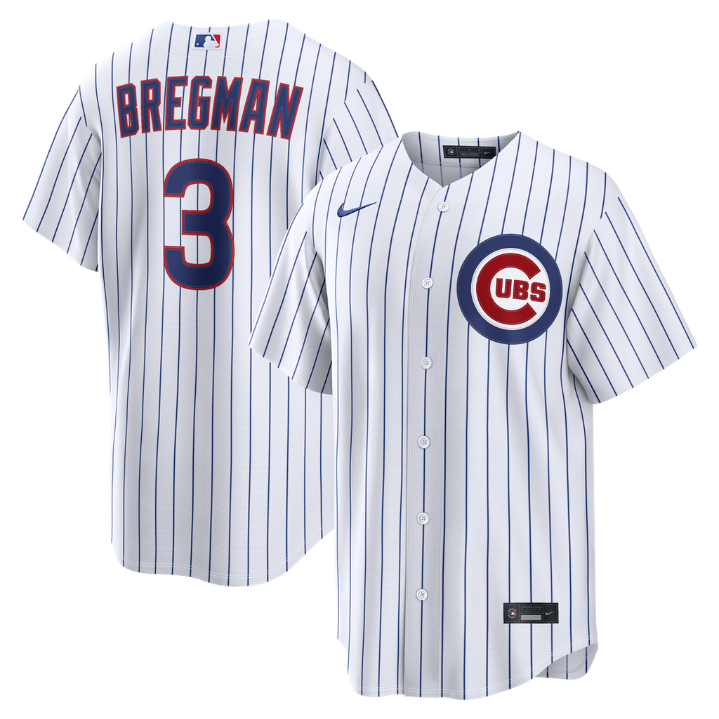 Chicago Cubs Alex Bregman Home Replica Jersey (White)