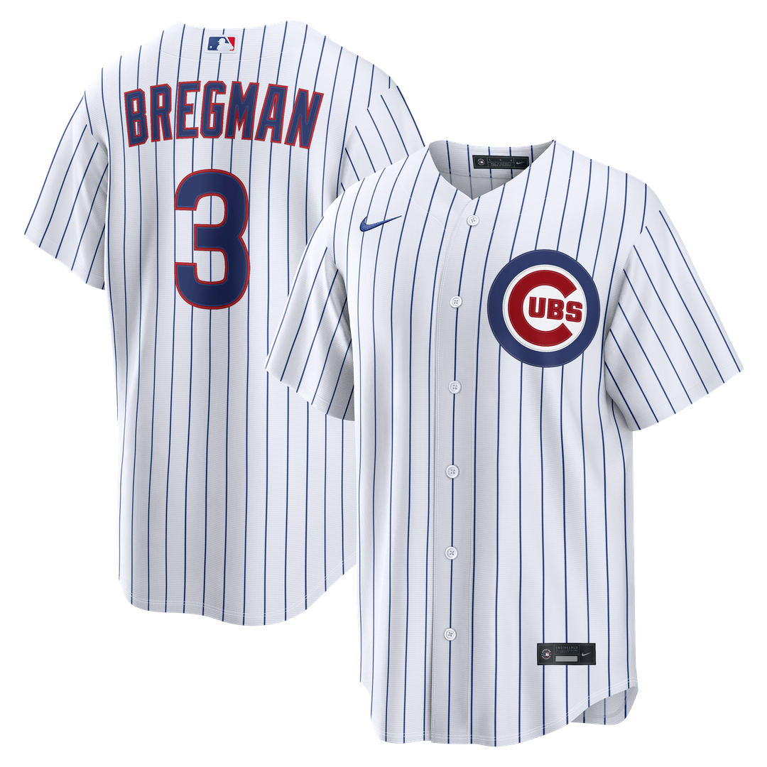 Chicago Cubs Alex Bregman Home Replica Jersey (White)