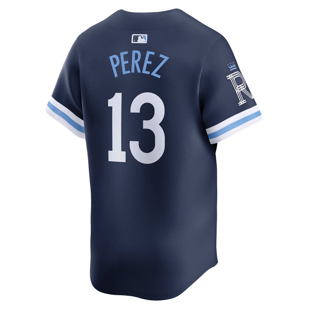 Kansas City Royals Salvador Perez City Connect Limited Jersey (Navy)