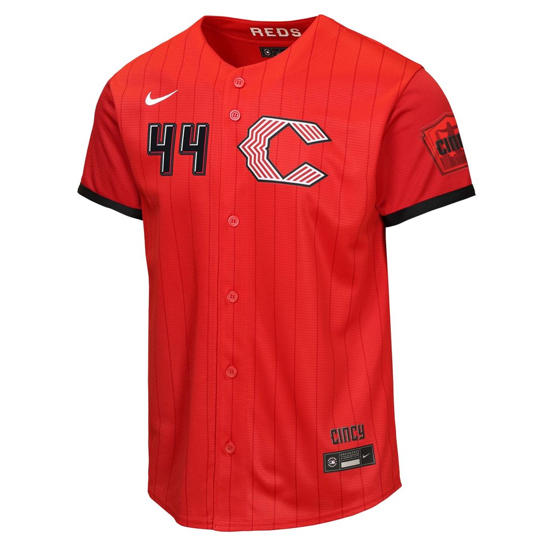 Cincinnati Reds Elly De La Cruz Youth 2026 City Connect Stadium Jersey (Red)