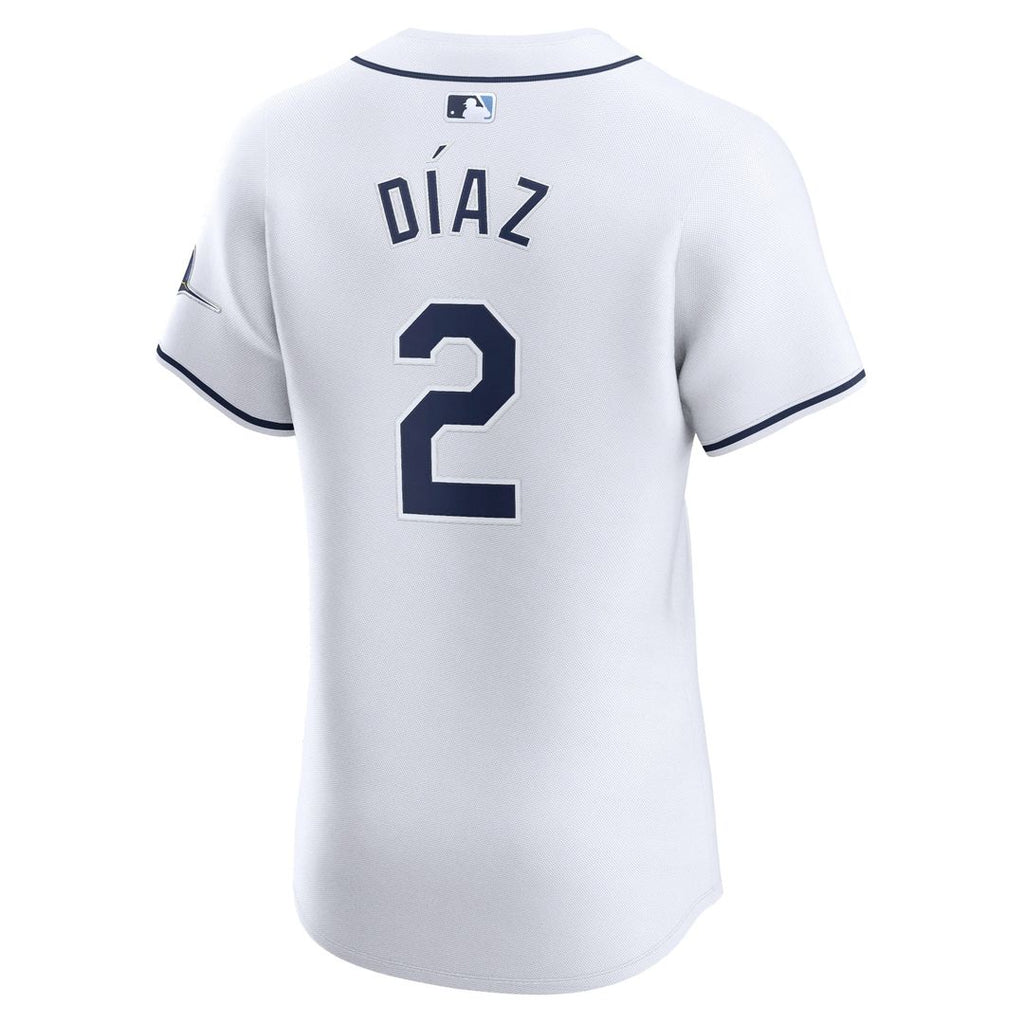 Tampa Bay Rays Yandy Diaz Home Elite Jersey (White)