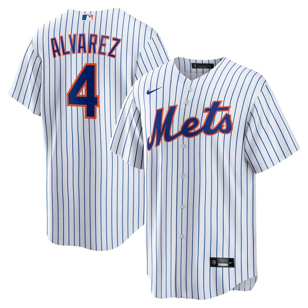 New York Mets Francisco Alvarez Replica Jersey (White)