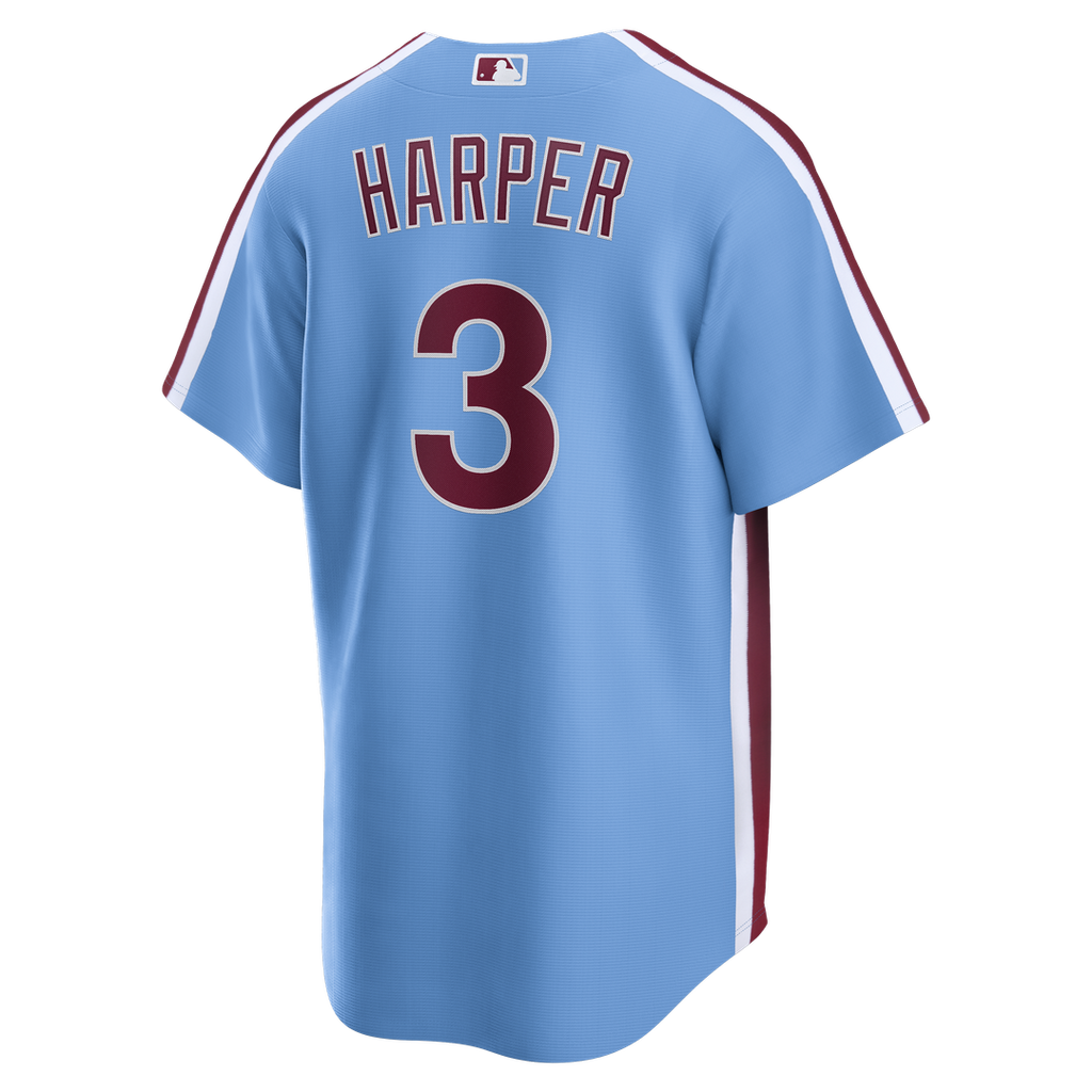Philadelphia Phillies Bryce Harper Alternate Replica Jersey (Light Blue)