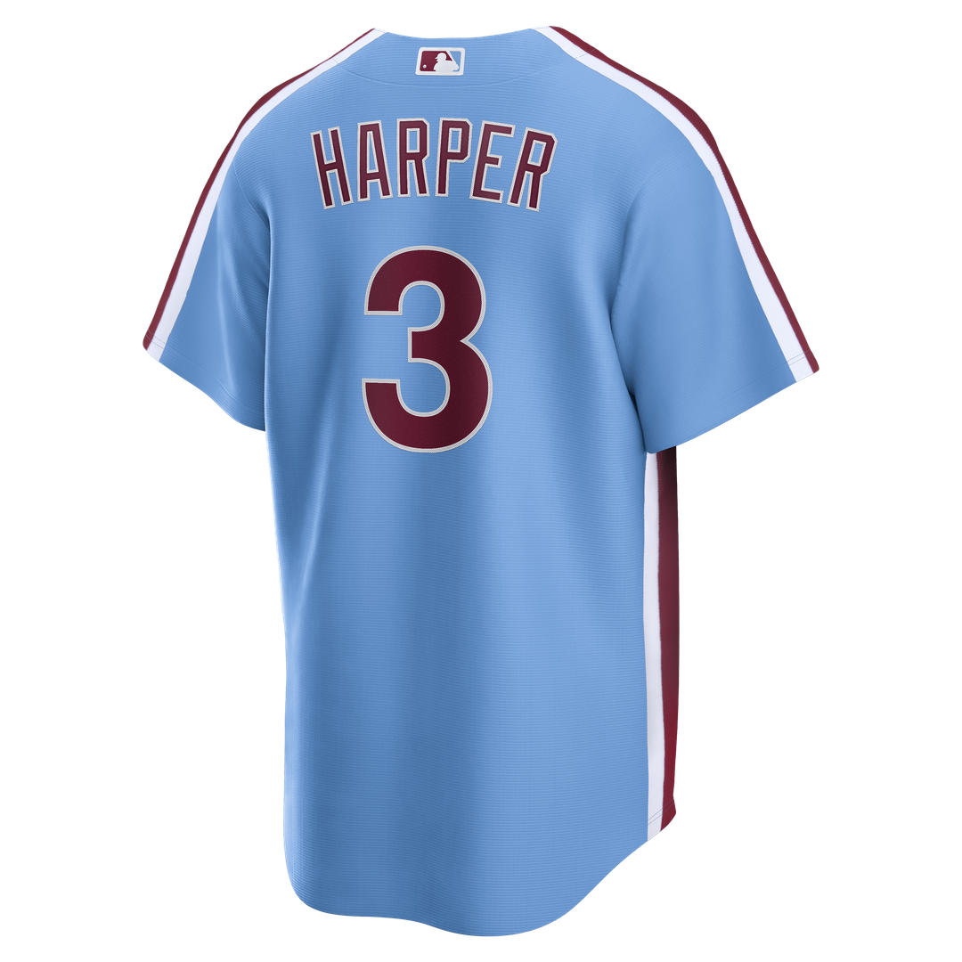 Philadelphia Phillies Bryce Harper Alternate Replica Jersey (Light Blue)