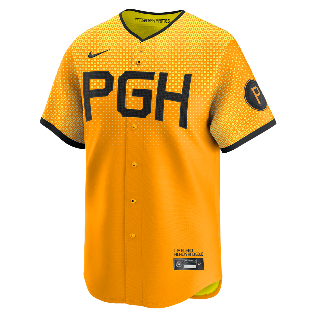 Pittsburgh Pirates Oneil Cruz City Connect Limited Jersey (Gold)