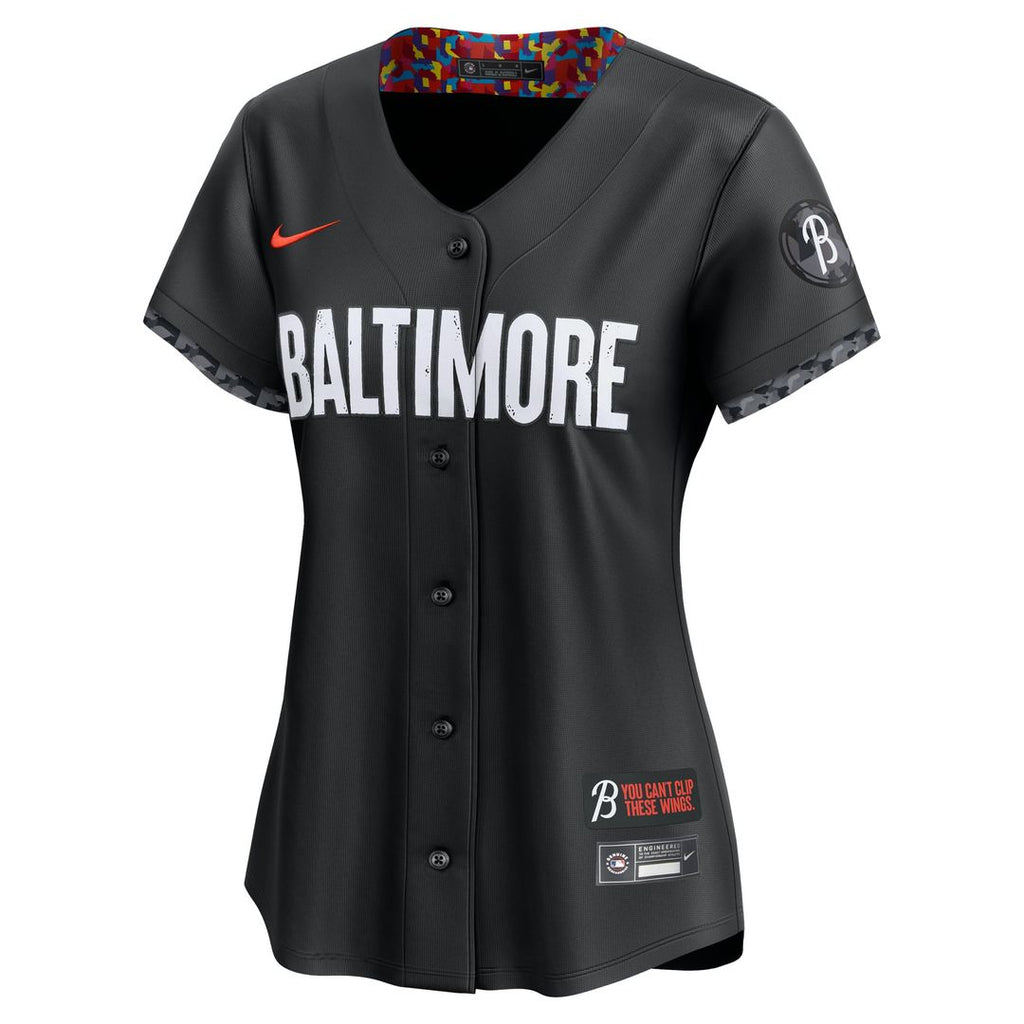 Baltimore Orioles Women's City Connect Limited Jersey (Black)
