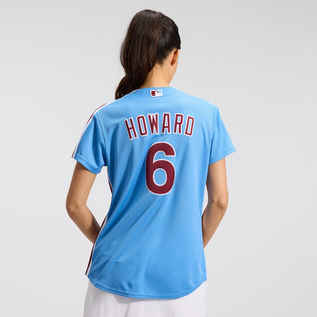 Philadelphia Phillies Ryan Howard Women's Replica Jersey (Light Blue)