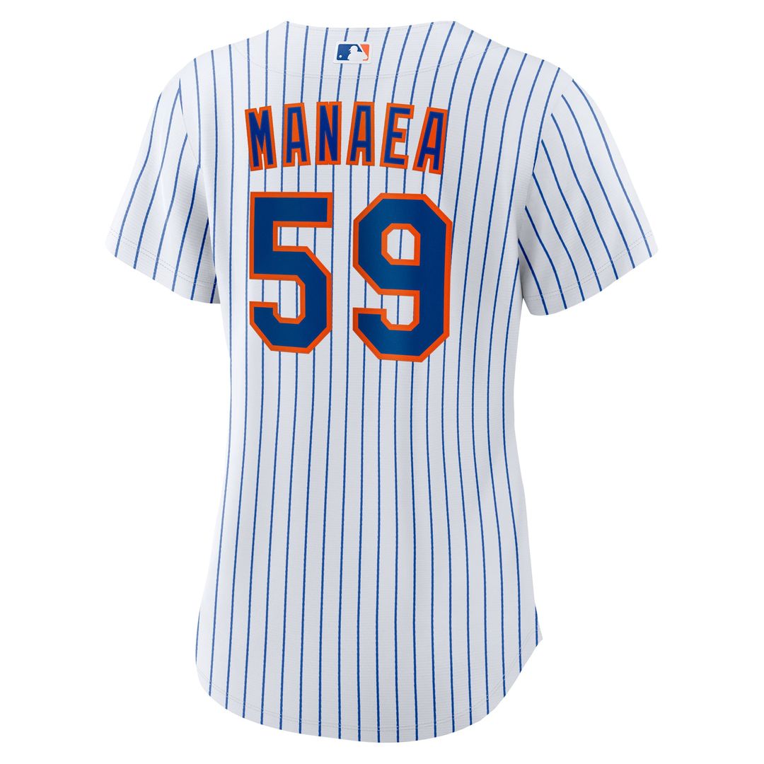 New York Mets Sean Manaea Women's Home Replica Jersey (White)