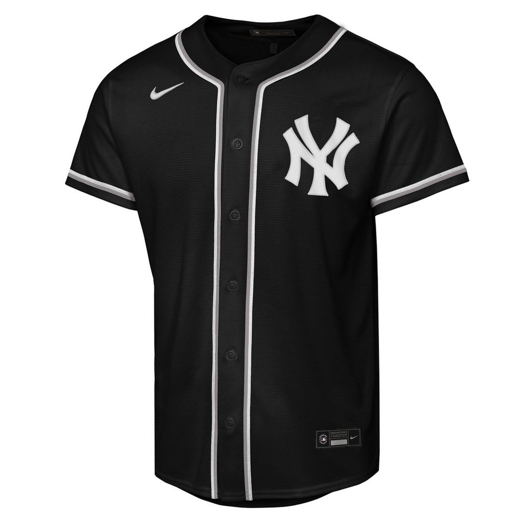 New York Yankees Aaron Judge Youth Fashion Replica Jersey (Black)