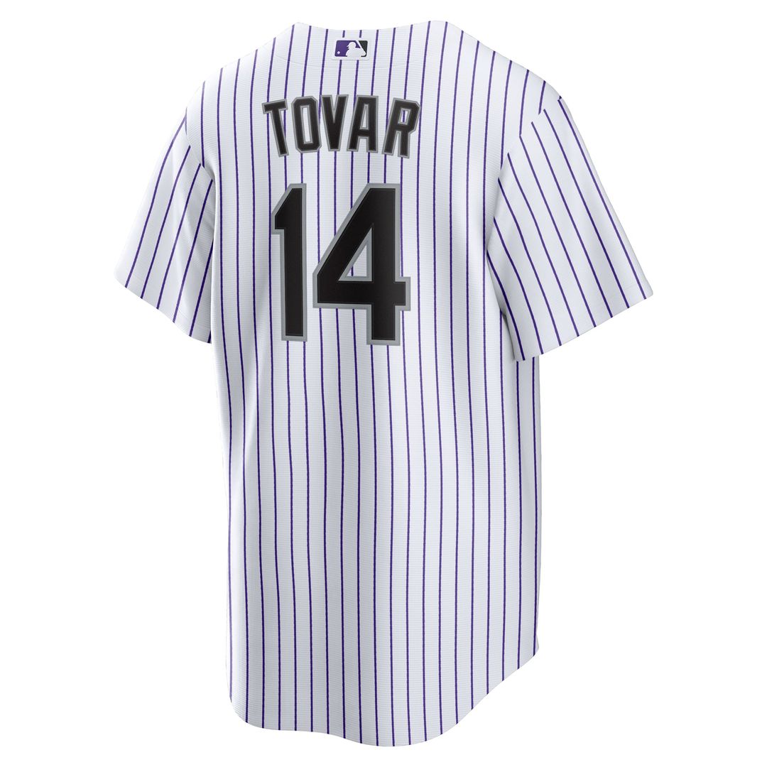 Colorado Rockies Ezequiel Tovar Home Replica Jersey (White)