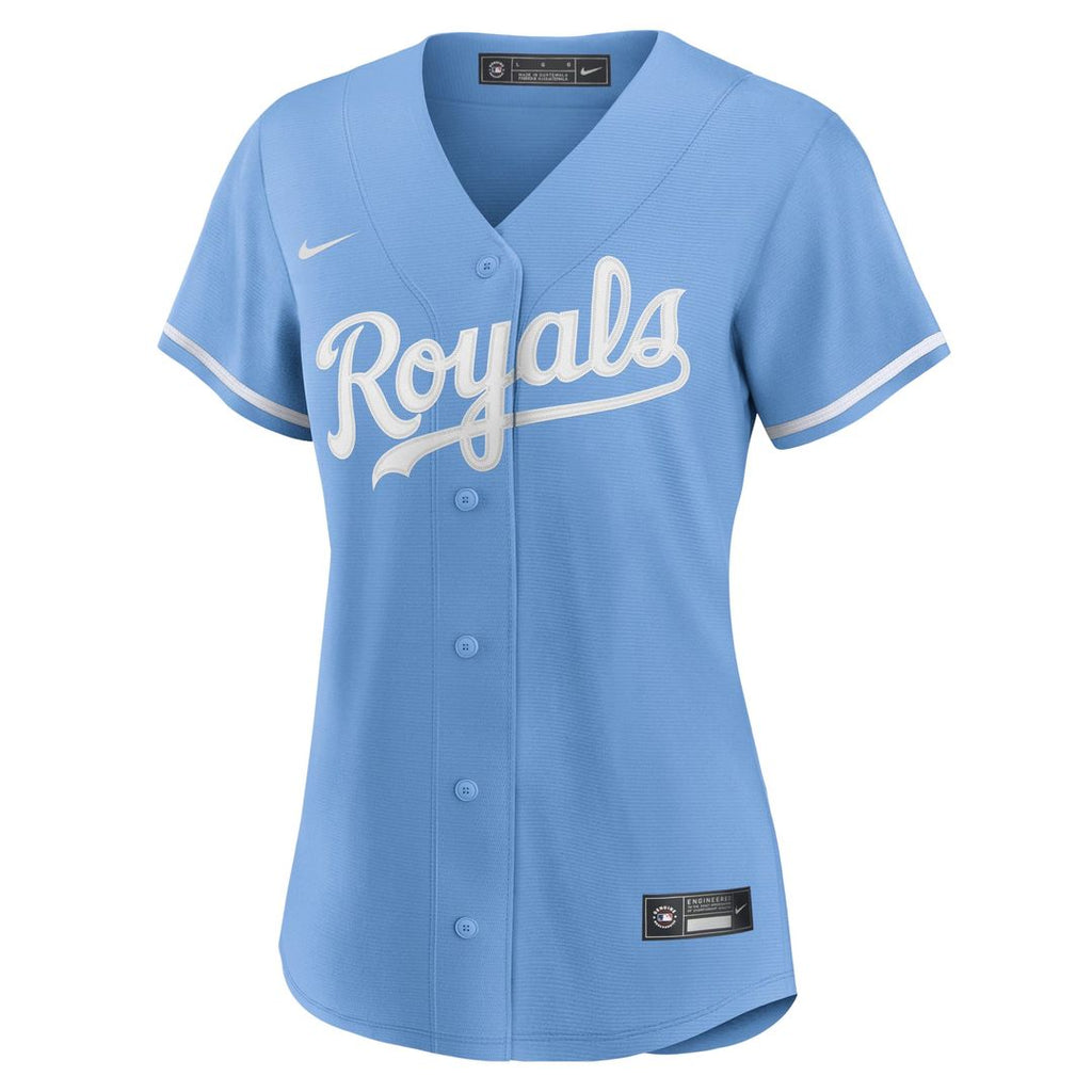 Kansas City Royals Women's Alternate Replica Team Logo Jersey (Light Blue)