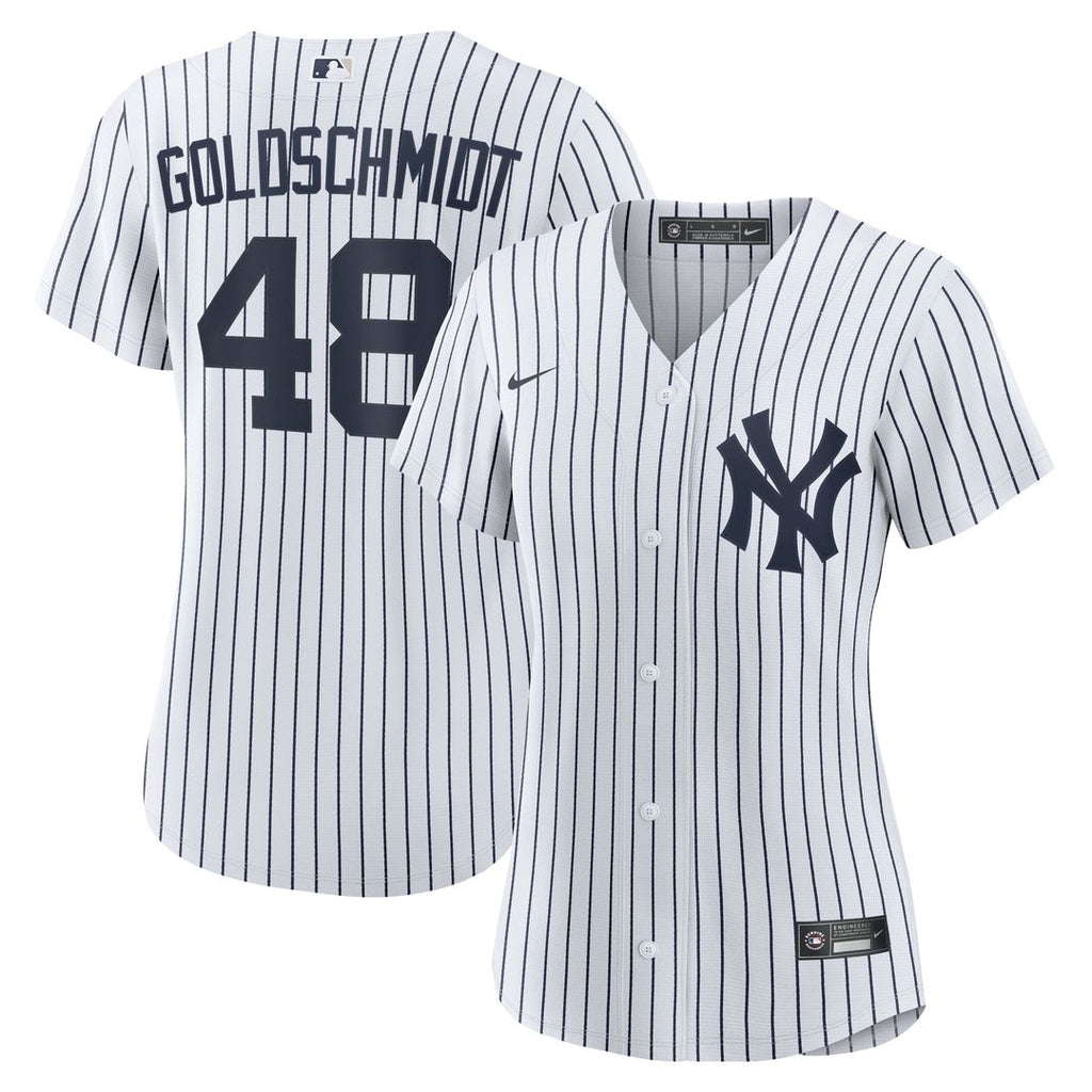 New York Yankees Paul Goldschmidt Women's Home Replica Jersey (White)