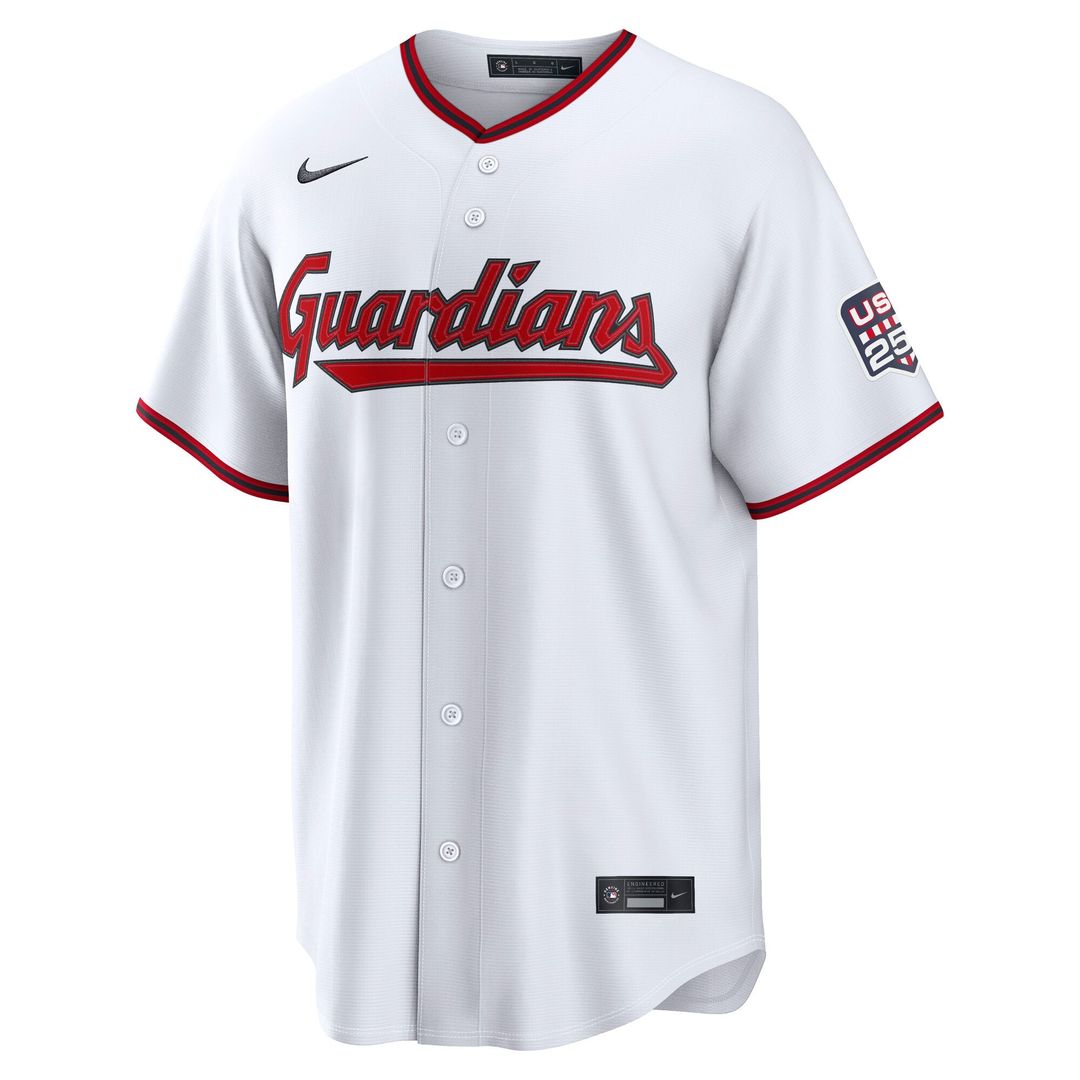 Cleveland Guardians José Ramírez USA 250 Fourth of July Home Stadium Jersey (White)