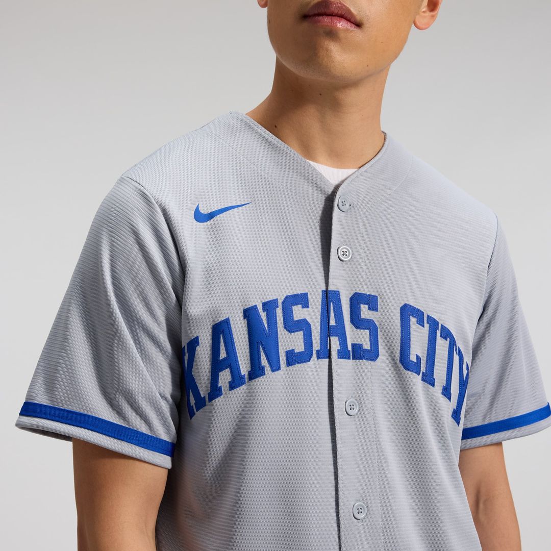 Kansas City Royals Bobby Witt Jr. Road Replica Jersey (Gray)
