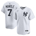 New York Yankees Mickey Mantle Home Limited Jersey (White)