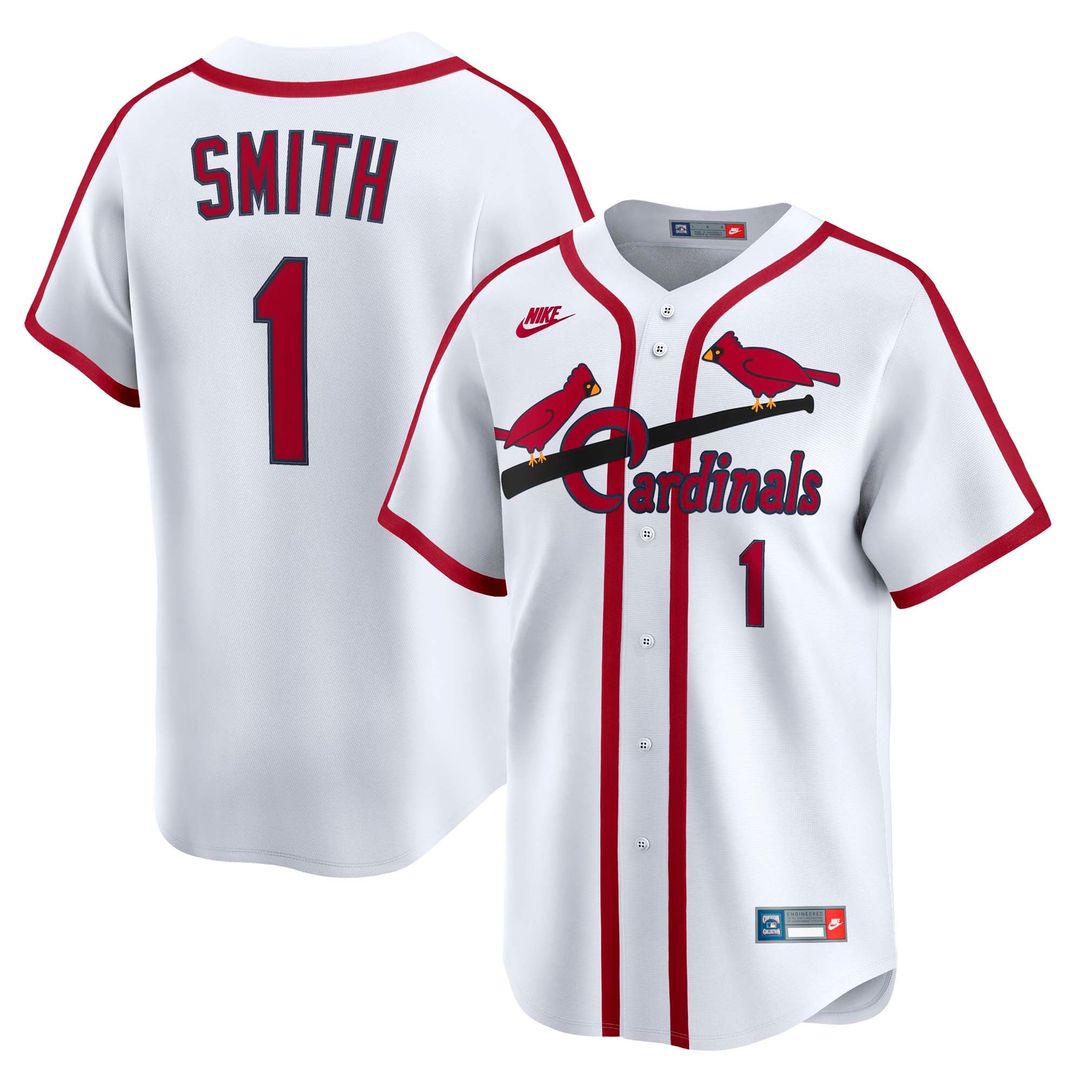 St. Louis Cardinals Ozzie Smith Throwback Cooperstown Limited Jersey (Blue)