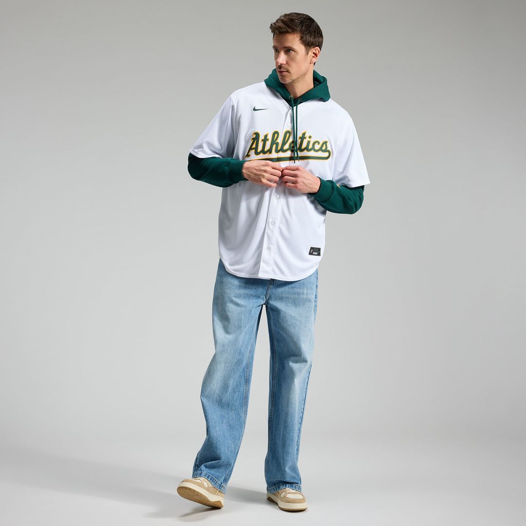 Athletics Nick Kurtz Home Replica Jersey (White)