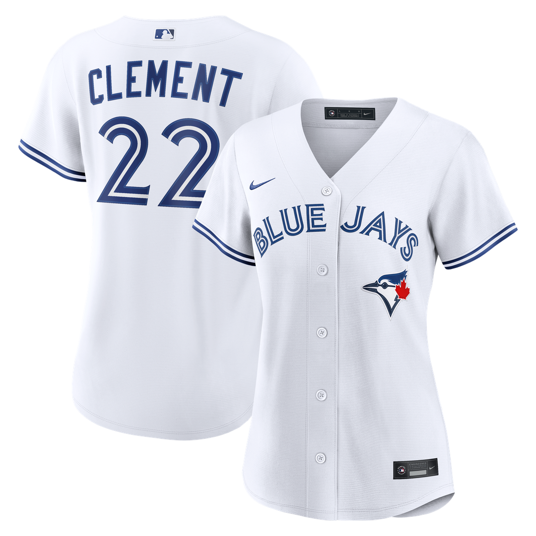 Toronto Blue Jays Ernie Clement Women's Home Replica Jersey (White)