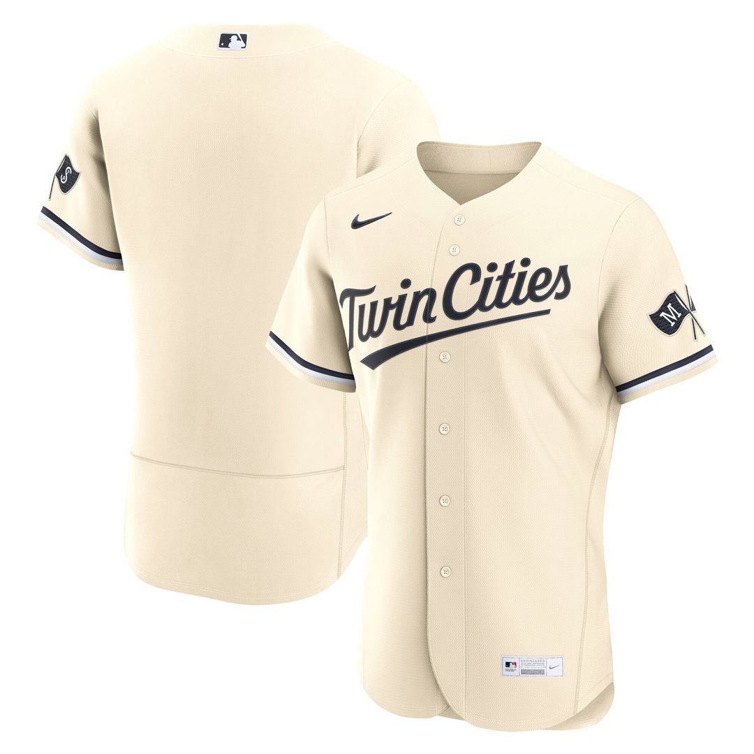 Minnesota Twins Home Authentic Jersey (White)