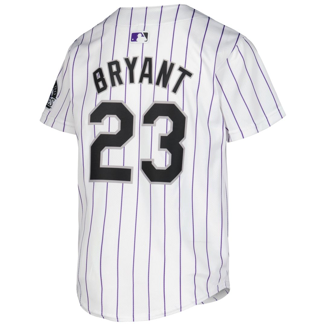 Colorado Rockies Kris Bryant Youth Alternate Limited Jersey (Purple)
