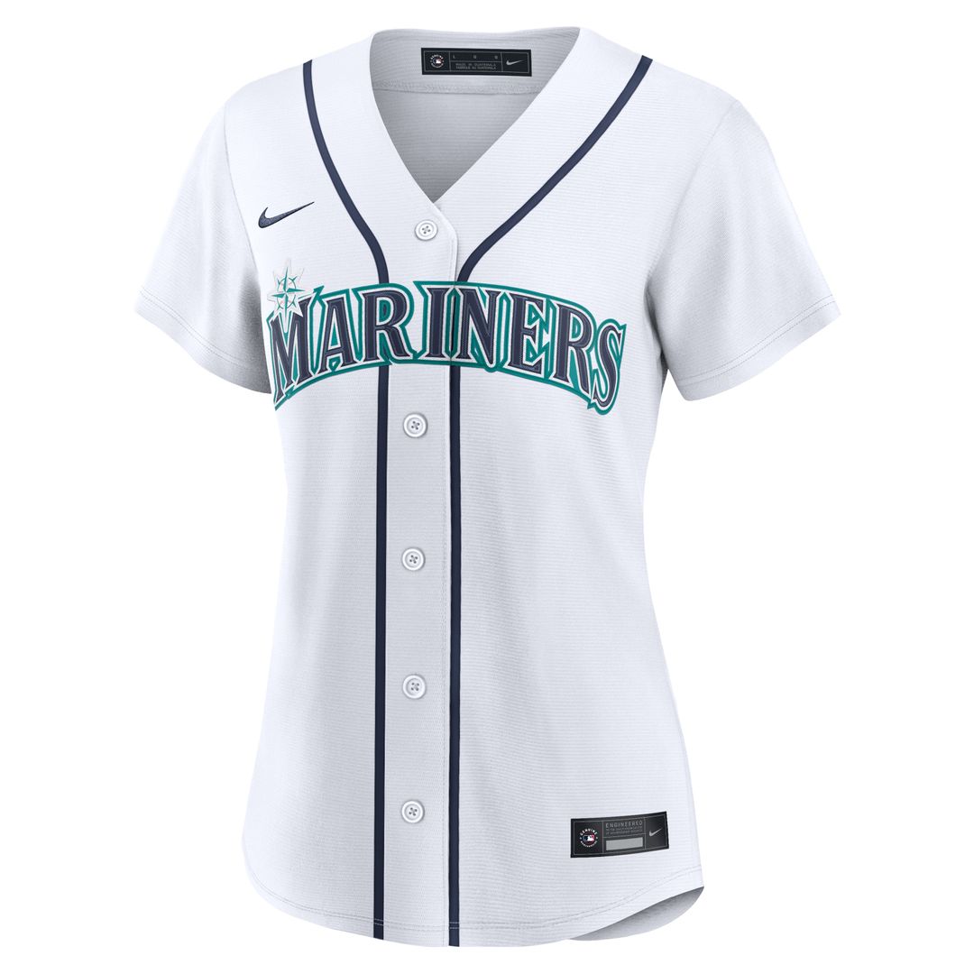 Seattle Mariners Luke Raley Women's Home Replica Jersey (White)