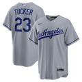 Los Angeles Dodgers Kyle Tucker Road Replica Jersey (Gray)