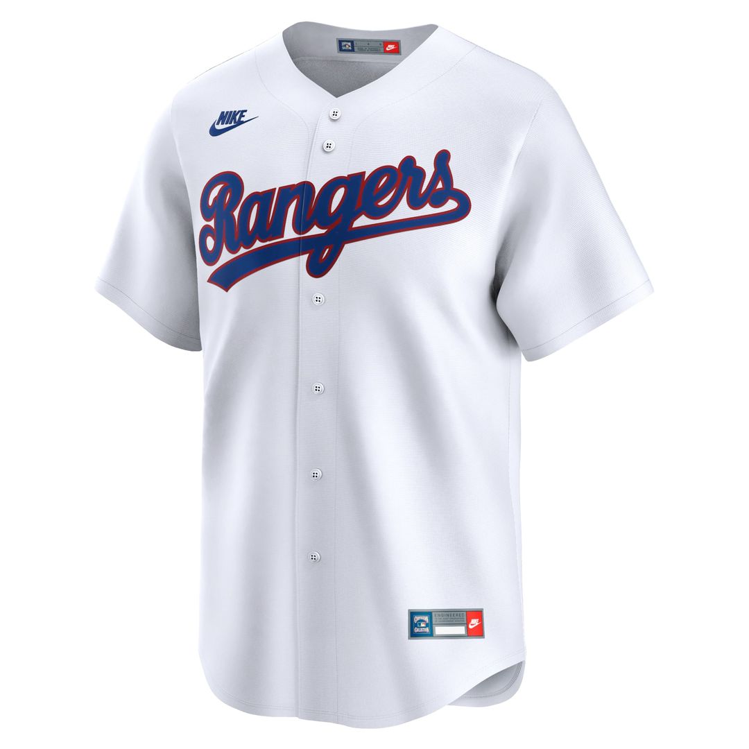 Texas Rangers Cooperstown Limited Jersey (White)