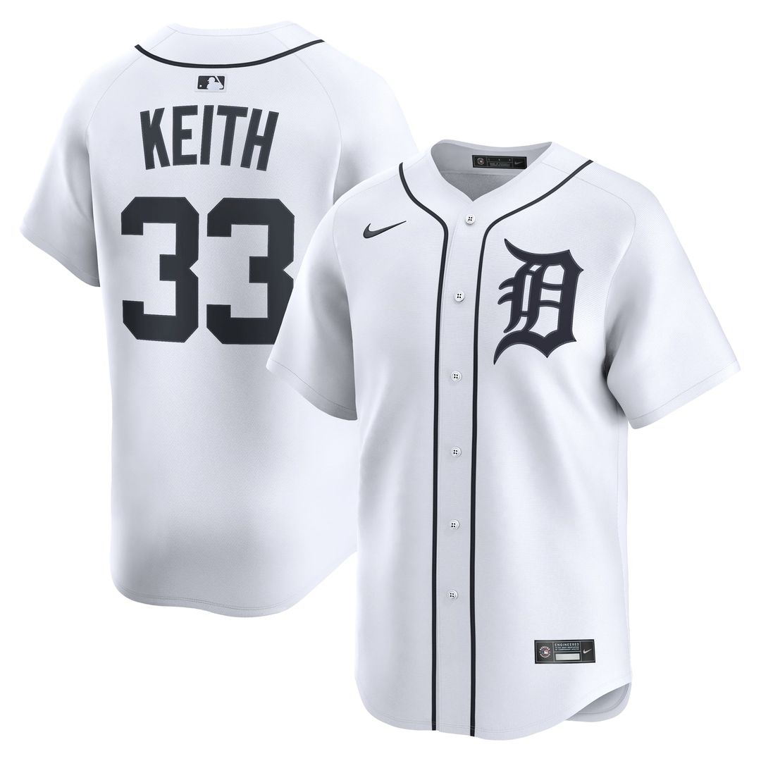 Detroit Tigers Colt Keith Home Limited Jersey (White)