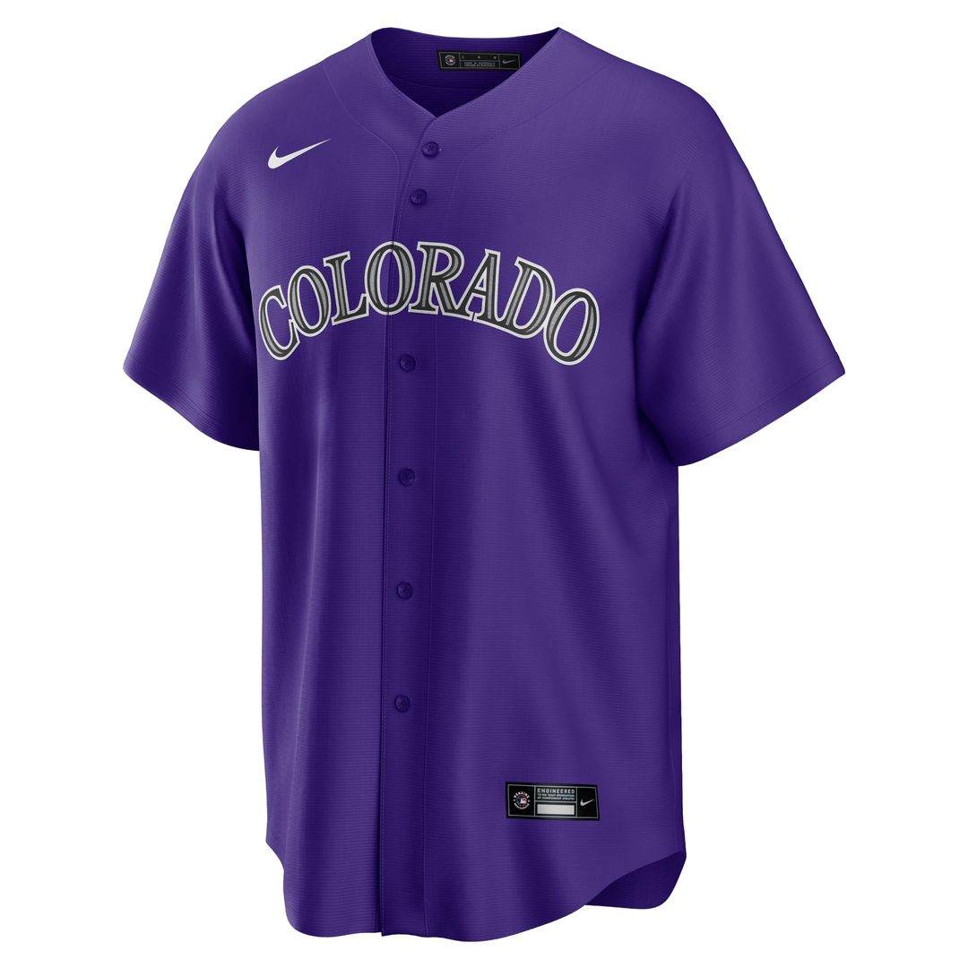 Colorado Rockies Charlie Blackmon Alternate Replica Player Name Jersey (Purple)