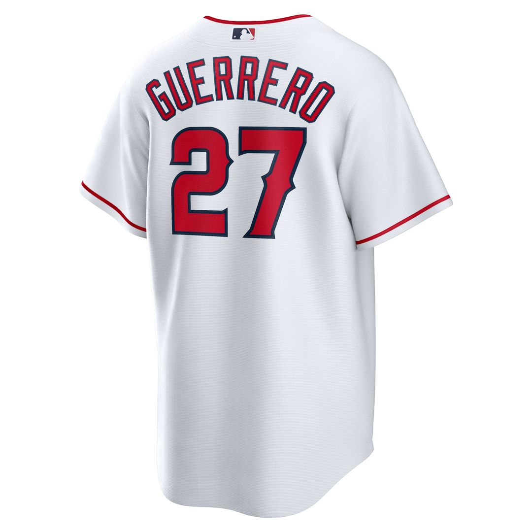 Los Angeles Angels Vladimir Guerrero Home Retired Replica Jersey (White)