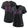New York Mets Juan Soto Women's Alternate Replica Jersey (Black)