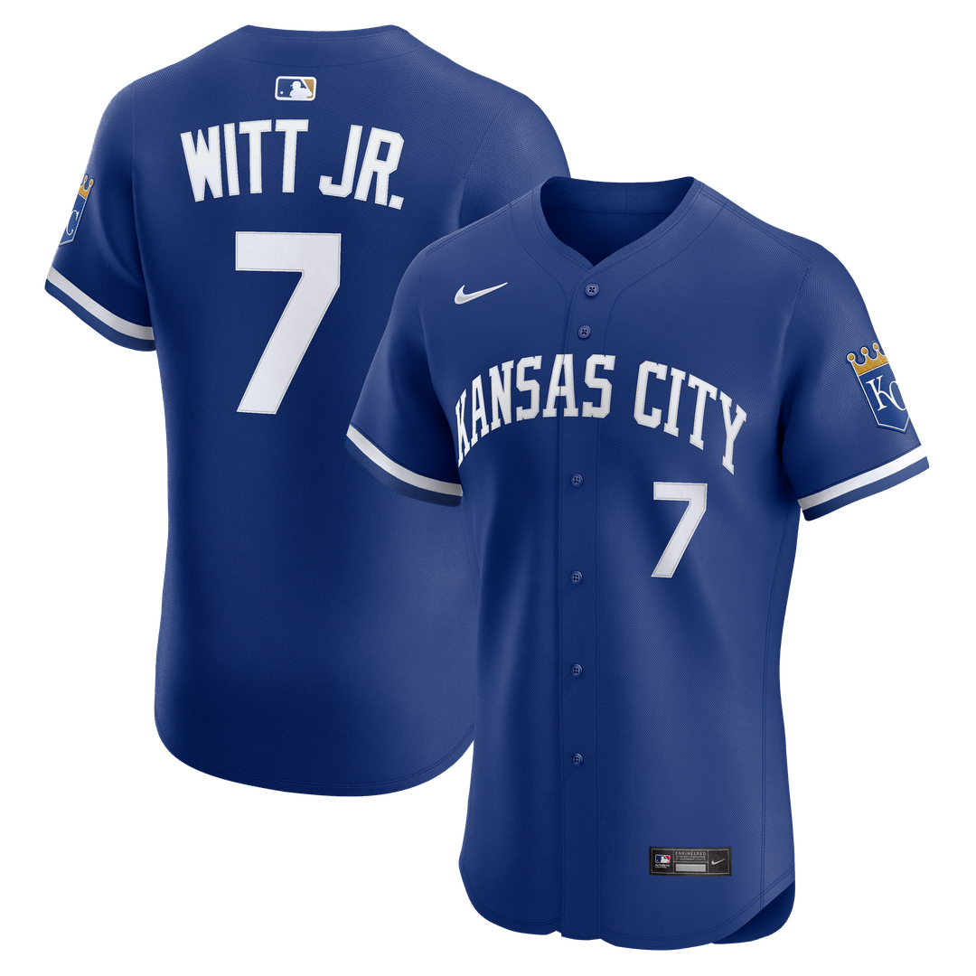 Kansas City Royals Bobby Witt Jr. Alternate 2 Elite Jersey (Royal)