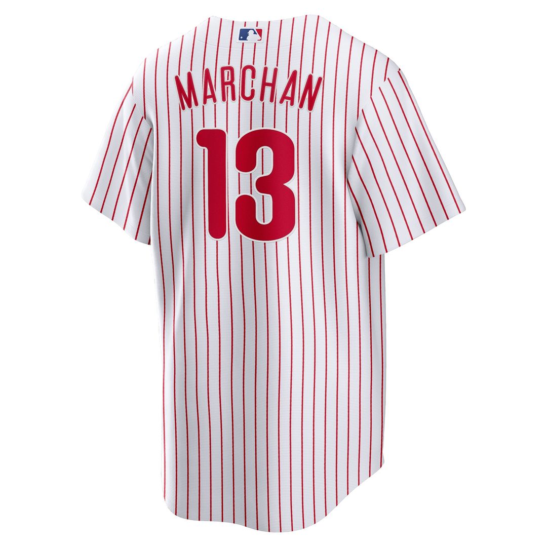 Philadelphia Phillies Rafael Marchán Home Replica Jersey (White)