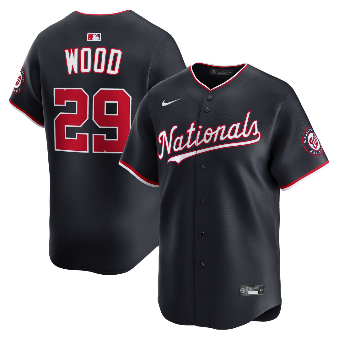 Washington Nationals James Wood Alternate Limited Jersey (Navy)