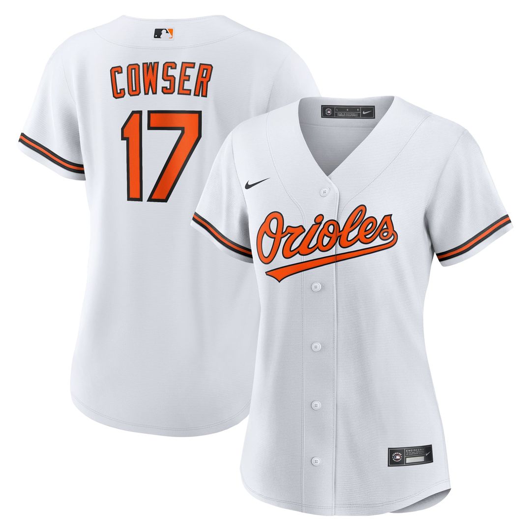 Baltimore Orioles Colton Cowser Women's Home Replica Jersey (White)