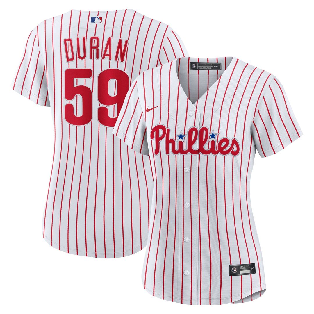 Philadelphia Phillies Jhoan Duran Women's Home Replica Jersey (White)