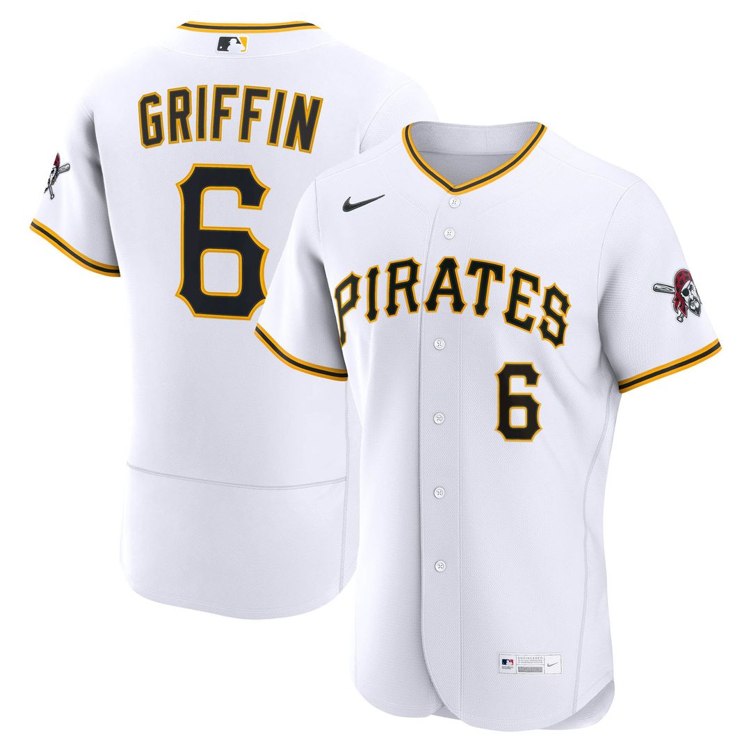 Pittsburgh Pirates Konnor Griffin Home Authentic Jersey (White)