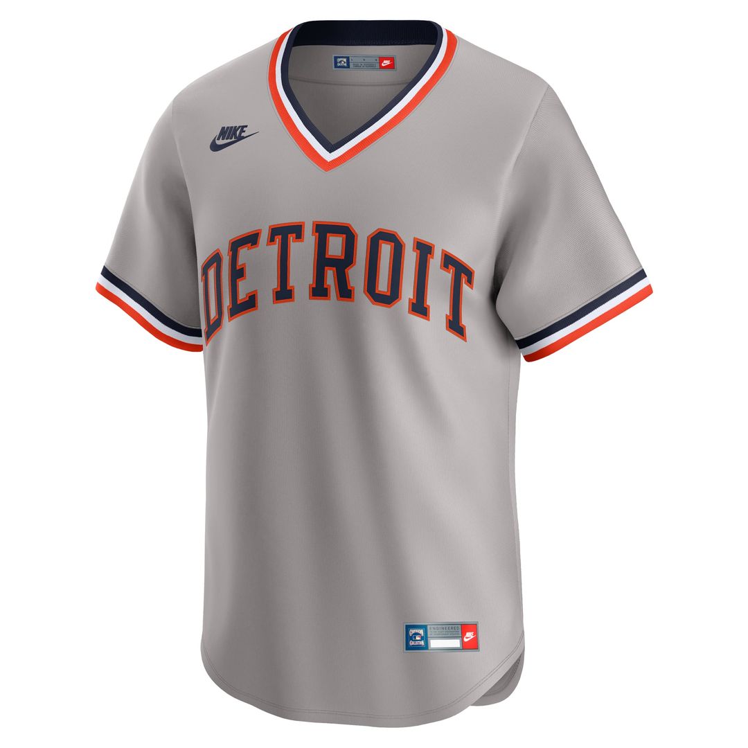 Detroit Tigers Cooperstown Limited Jersey (Gray)