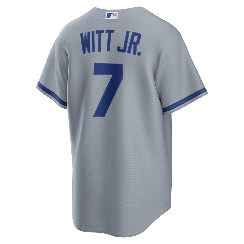 Kansas City Royals Bobby Witt Jr. Road Replica Jersey (Gray)