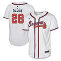 Atlanta Braves Matt Olson Youth Home Limited Jersey (White)