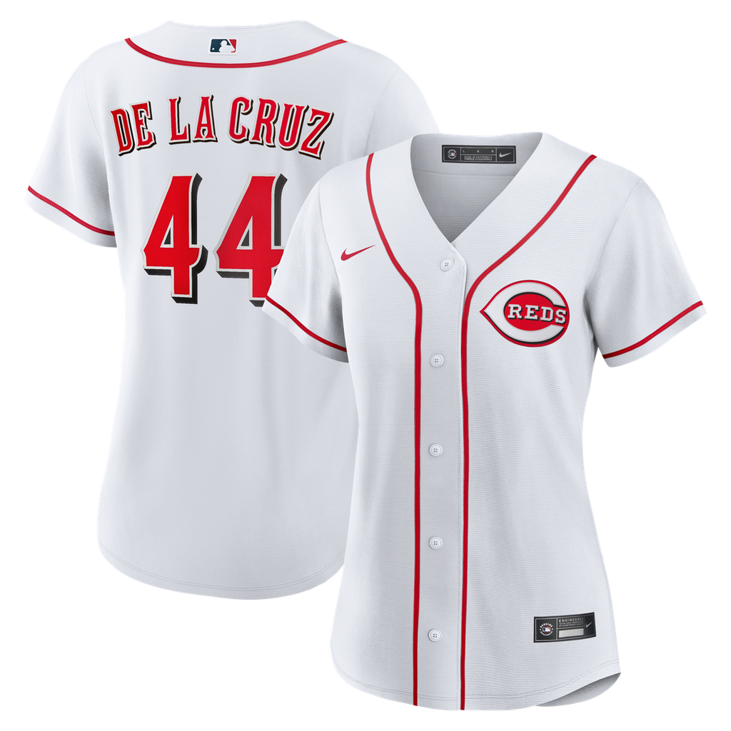 Cincinnati Reds Elly De La Cruz Women's Home Replica Jersey (White)