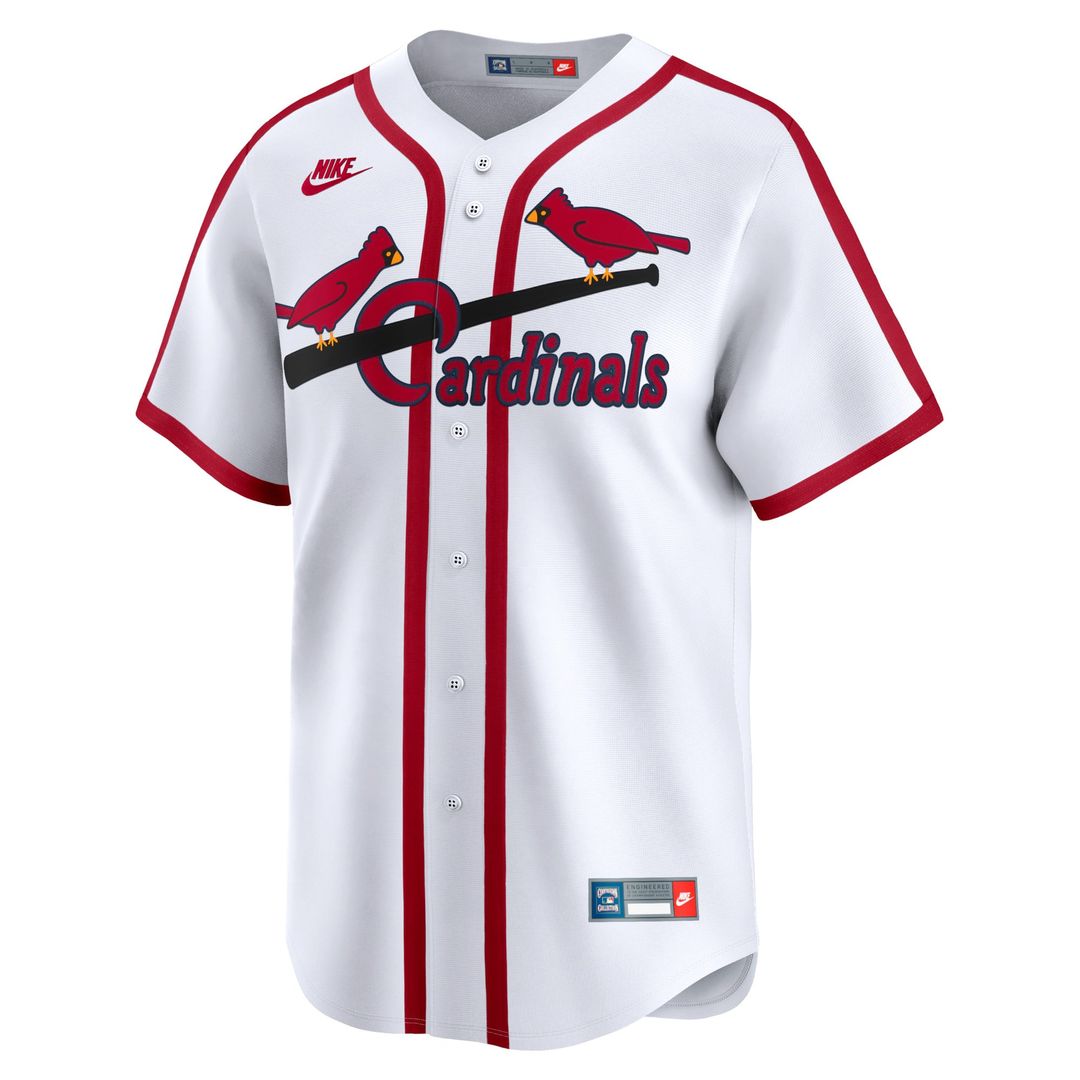 St. Louis Cardinals Cooperstown Limited Jersey (White)