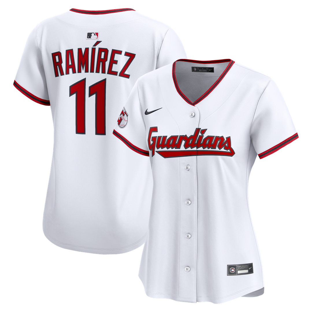 Cleveland Guardians José Ramírez Women's Home Limited Jersey (White)