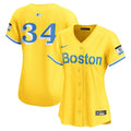Boston Red Sox David Ortiz Women's City Connect Retired Player Jersey (Gold)