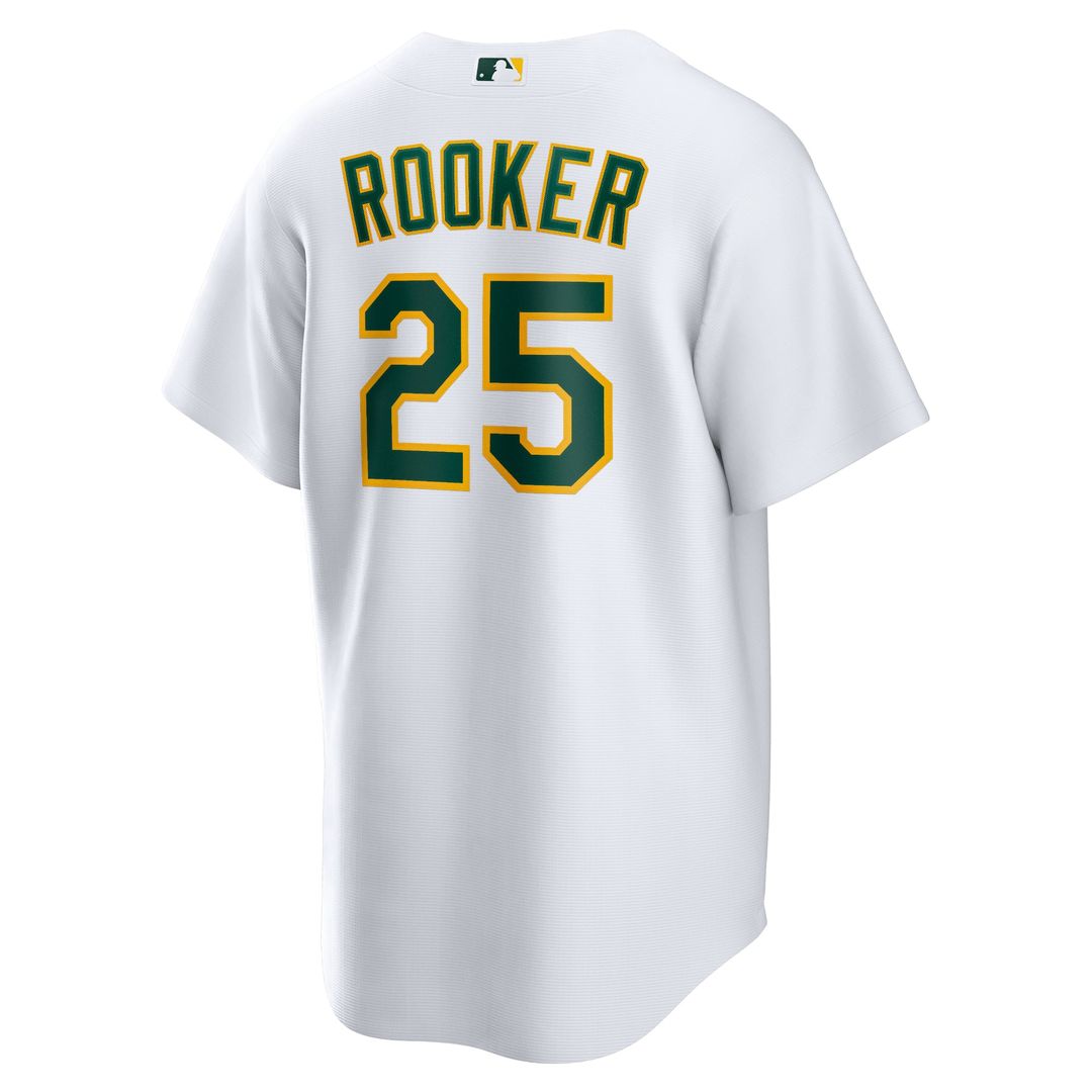 Athletics Brent Rooker Home Replica Jersey (White)