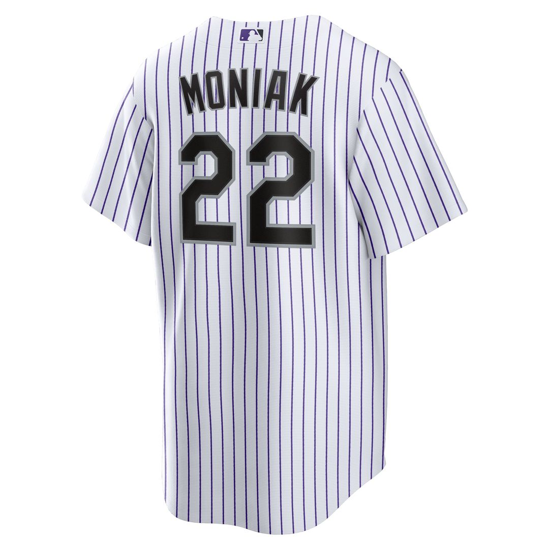 Colorado Rockies Mickey Moniak Home Replica Jersey (White)