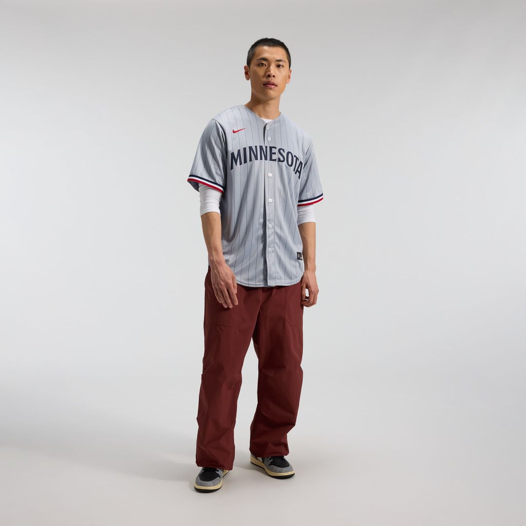 Minnesota Twins Road Replica Team Jersey (Gray)