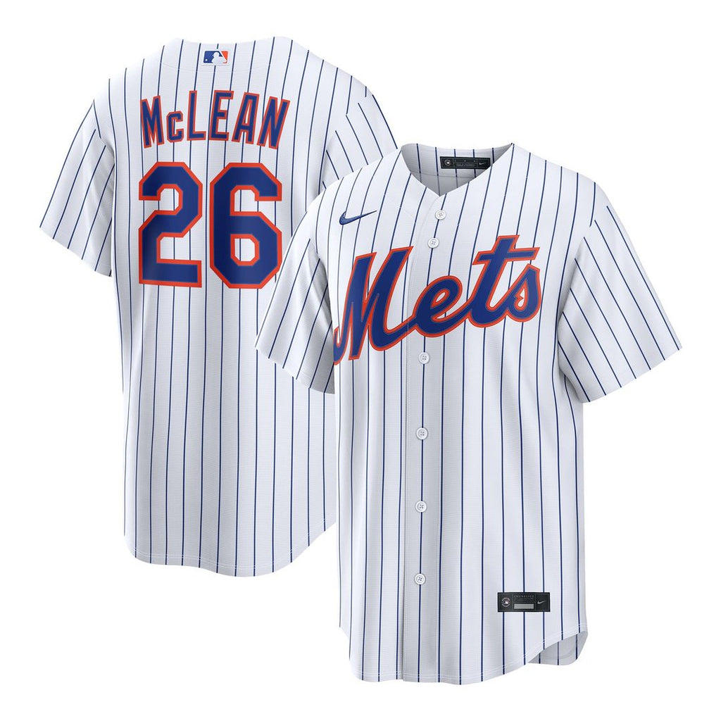 New York Mets Nolan McLean Home Replica Jersey (White)