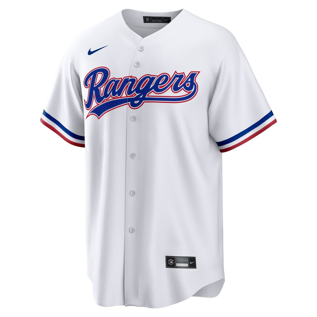 Texas Rangers Josh Smith Home Replica Jersey (White)