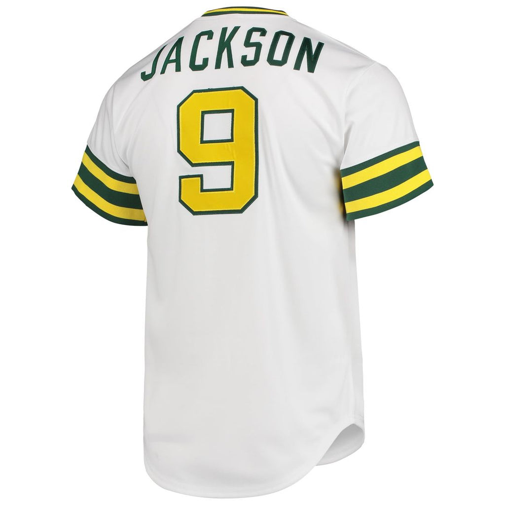 Athletics Reggie Jackson 1972 Cooperstown Authentic Jersey (White)
